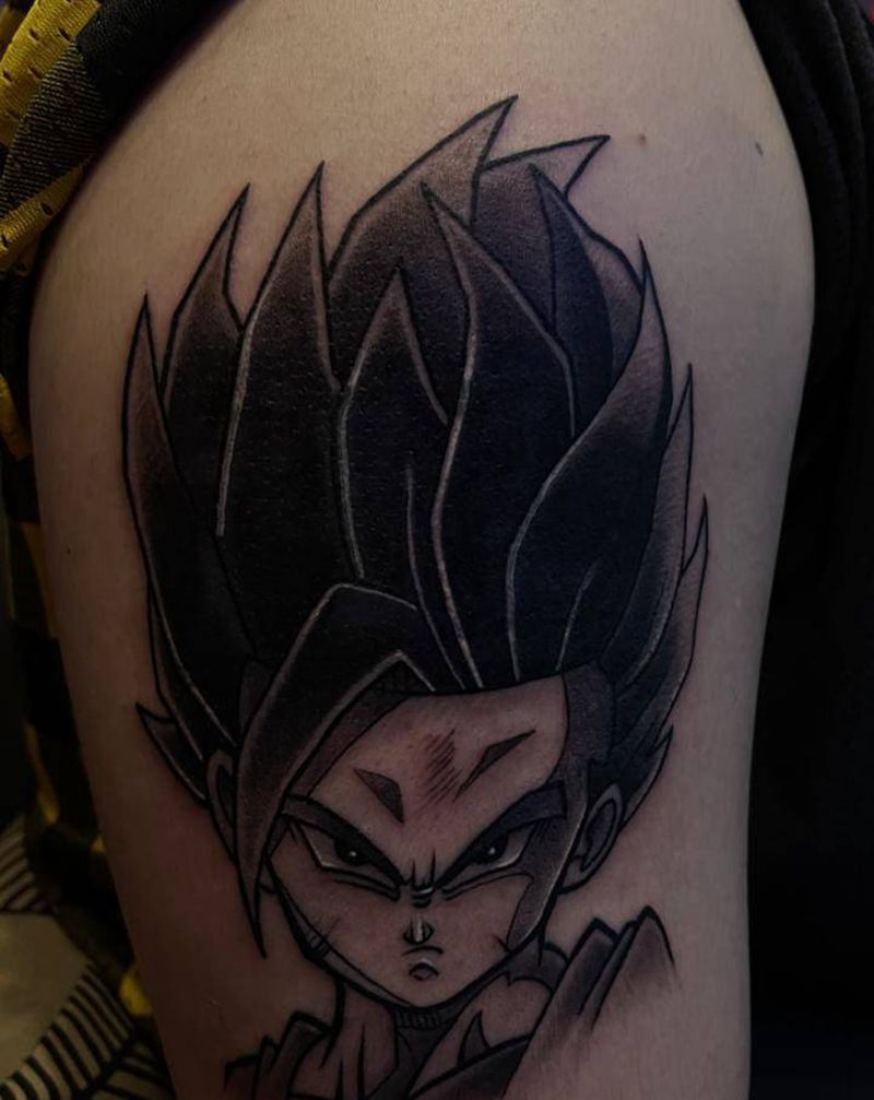 遮盖作品纹身图片_手臂New SchoolOld School动漫纹身图案