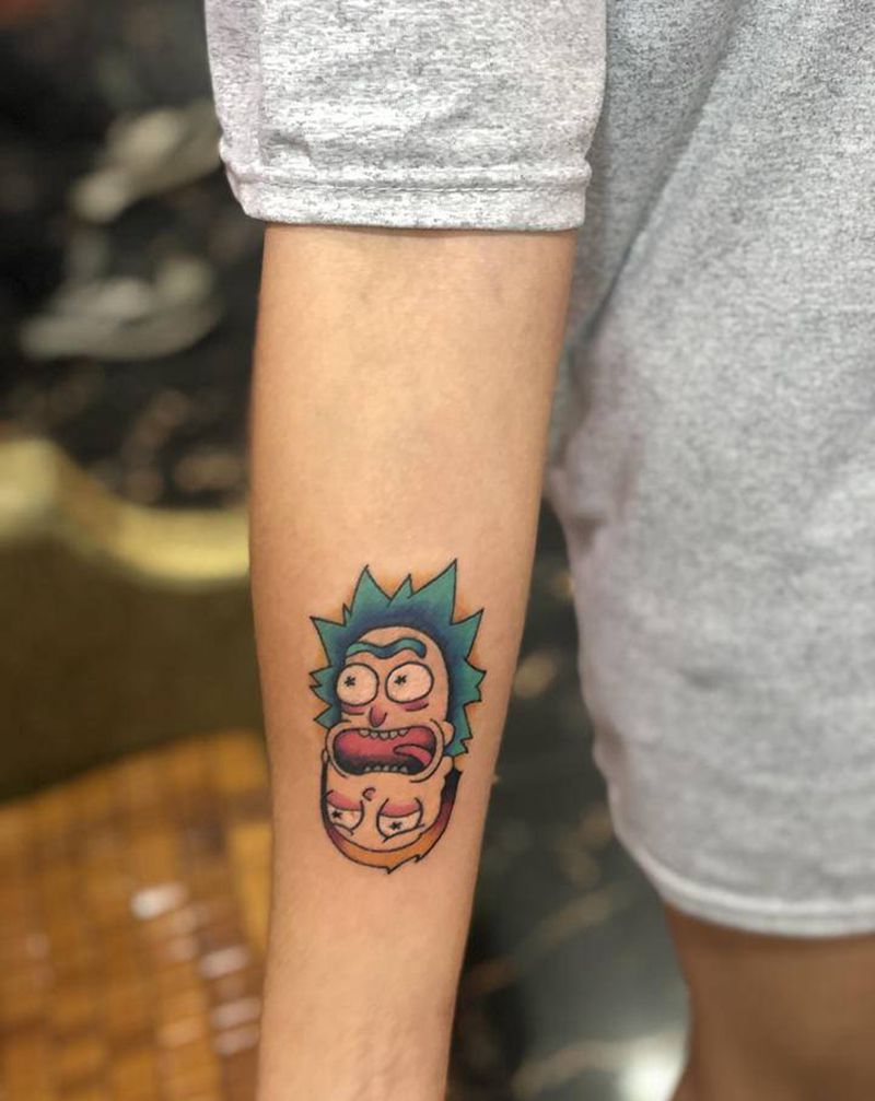 彩色纹身图片_手部水彩纹身图案