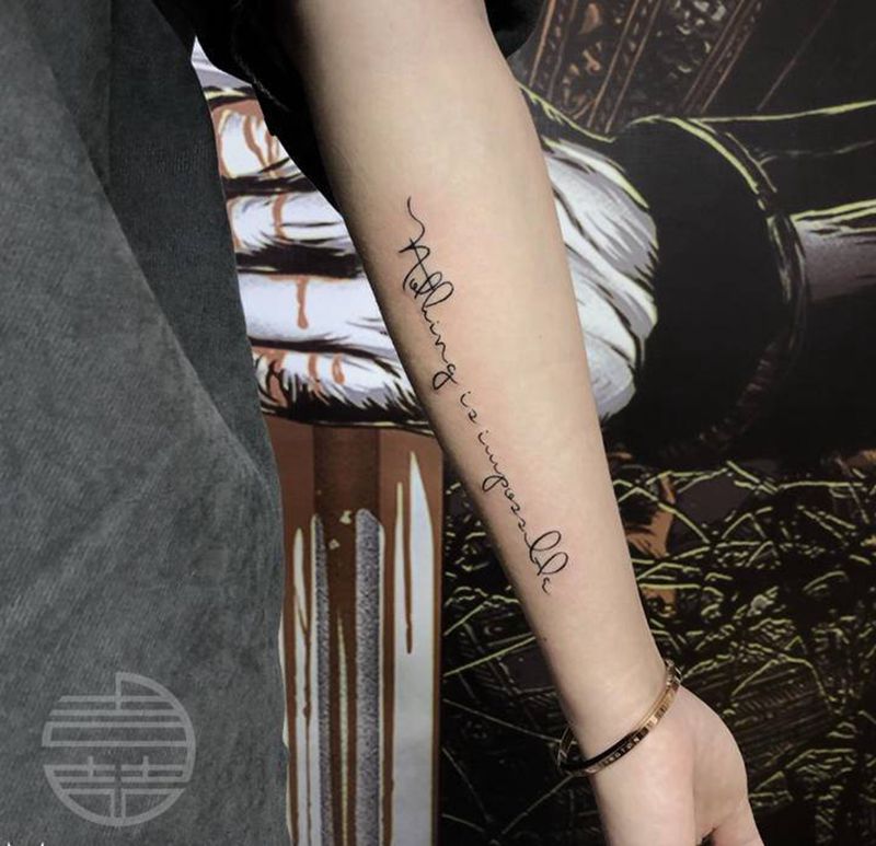 英文纹身图片_手部纹身图案