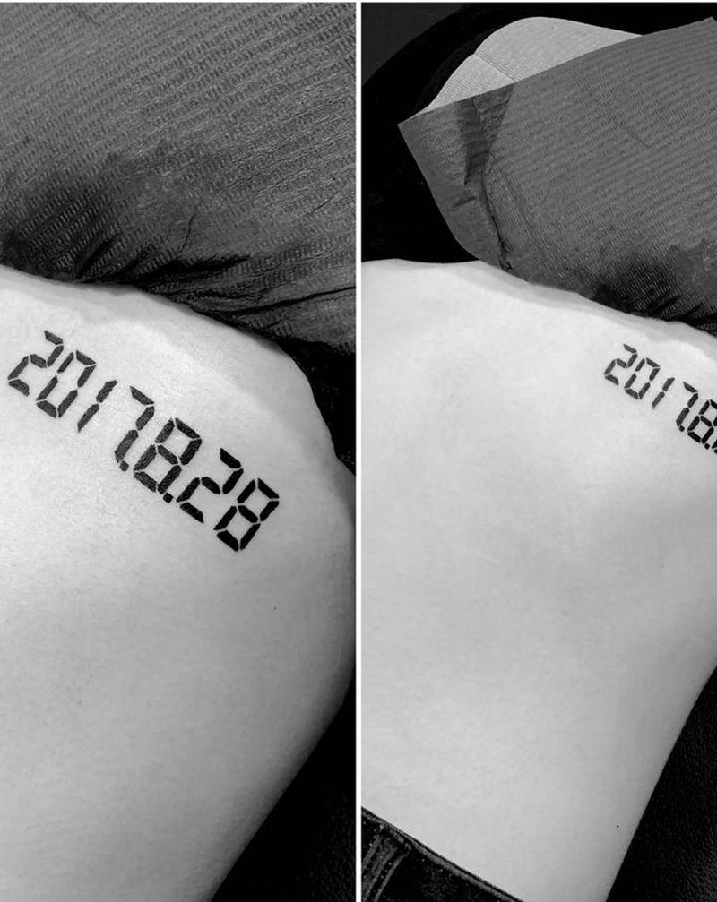 【日期】纹身图片_胸部腹部纹身图案