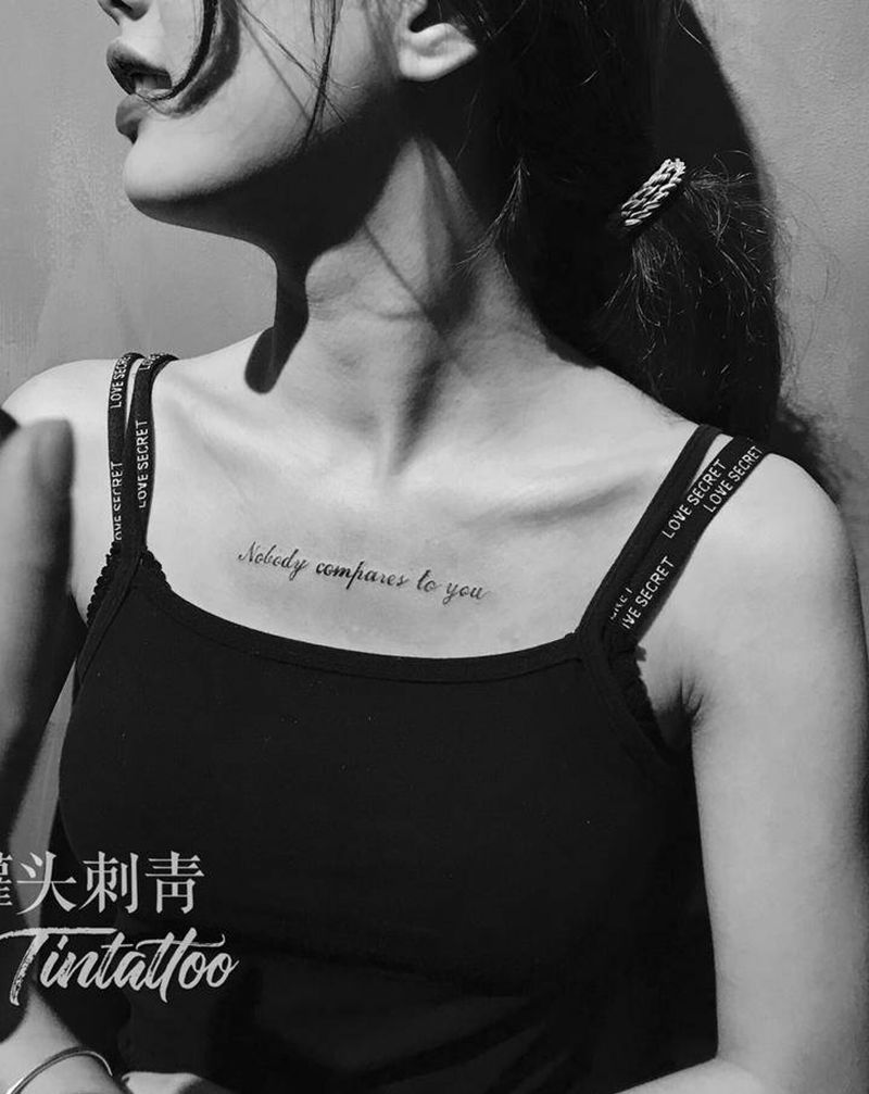 客人自带纹身图片_胸部纹身图案