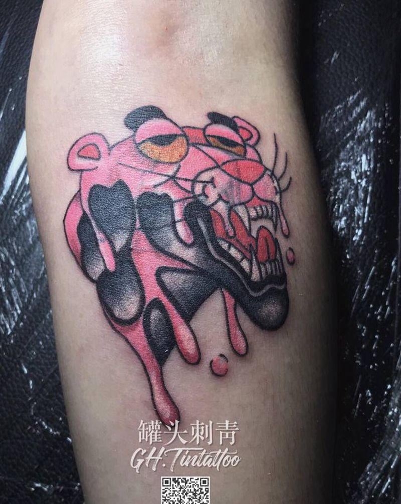 客人自带纹身图片_手臂Old School纹身图案