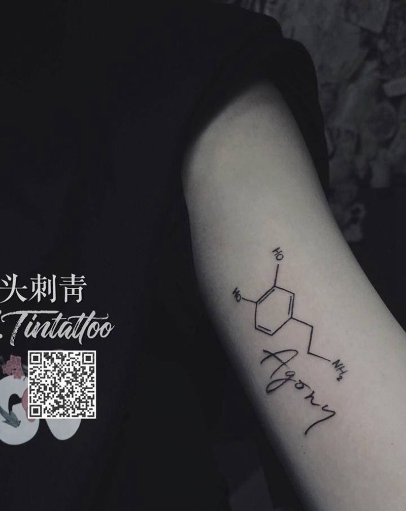 客人自带纹身图片_手臂几何纹身图案