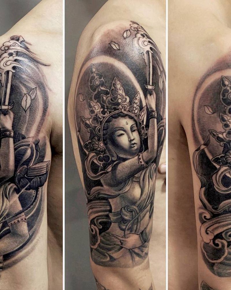 今工纹身图片_手臂手部新传统纹身图案