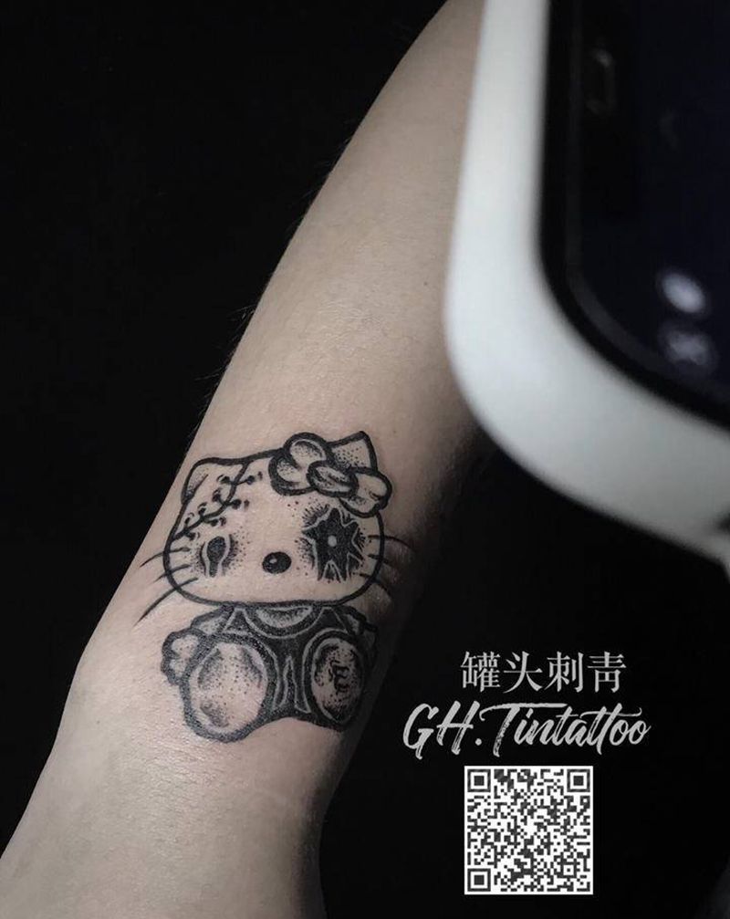 客人自带纹身图片_手部点刺纹身图案