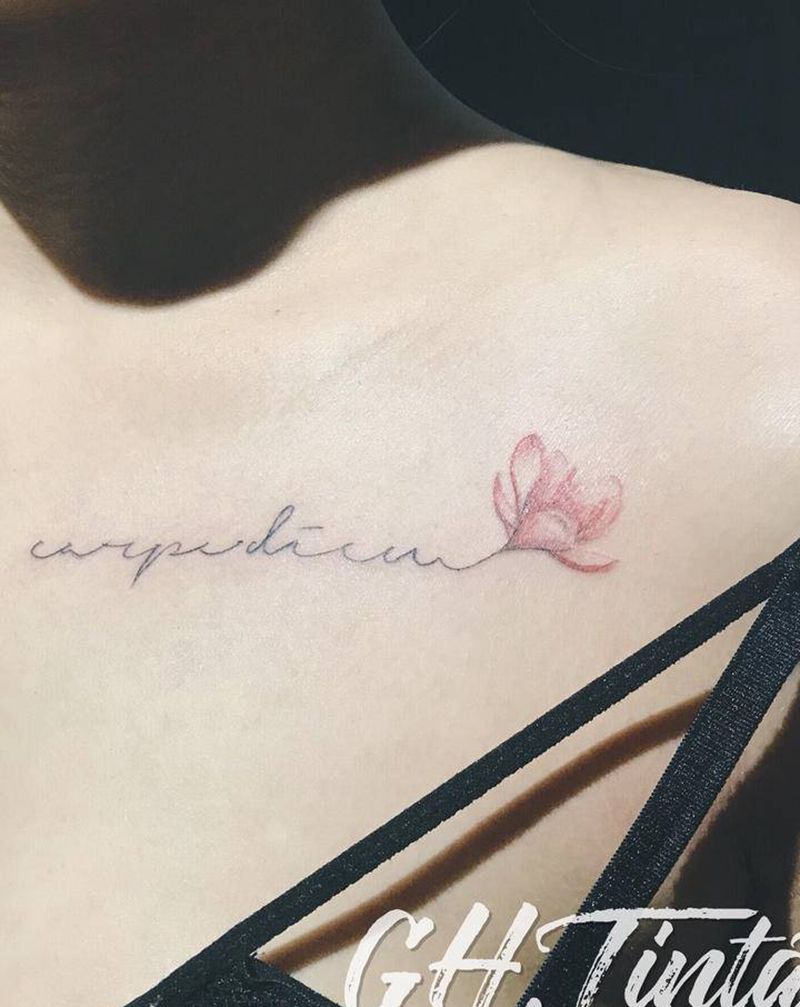 客人自带纹身图片_胸部水彩纹身图案