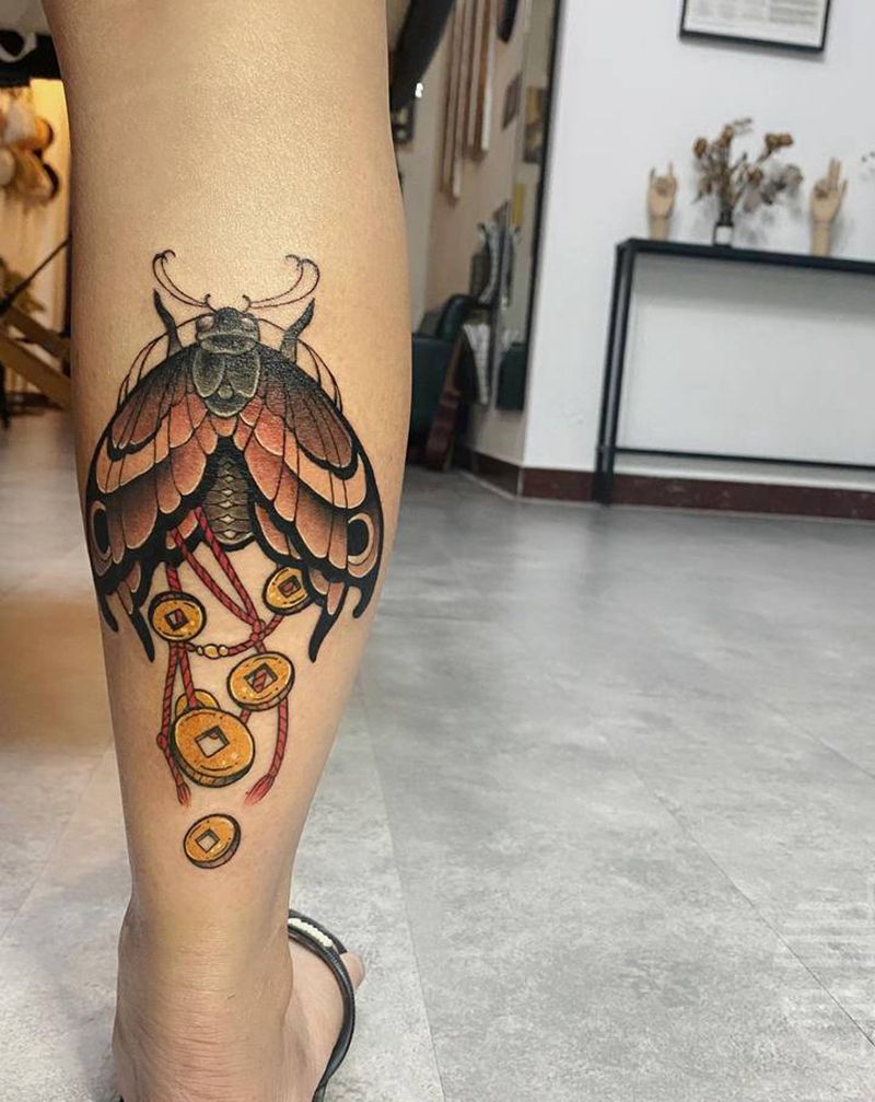 newschool飞蛾纹身图片_New School纹身图案