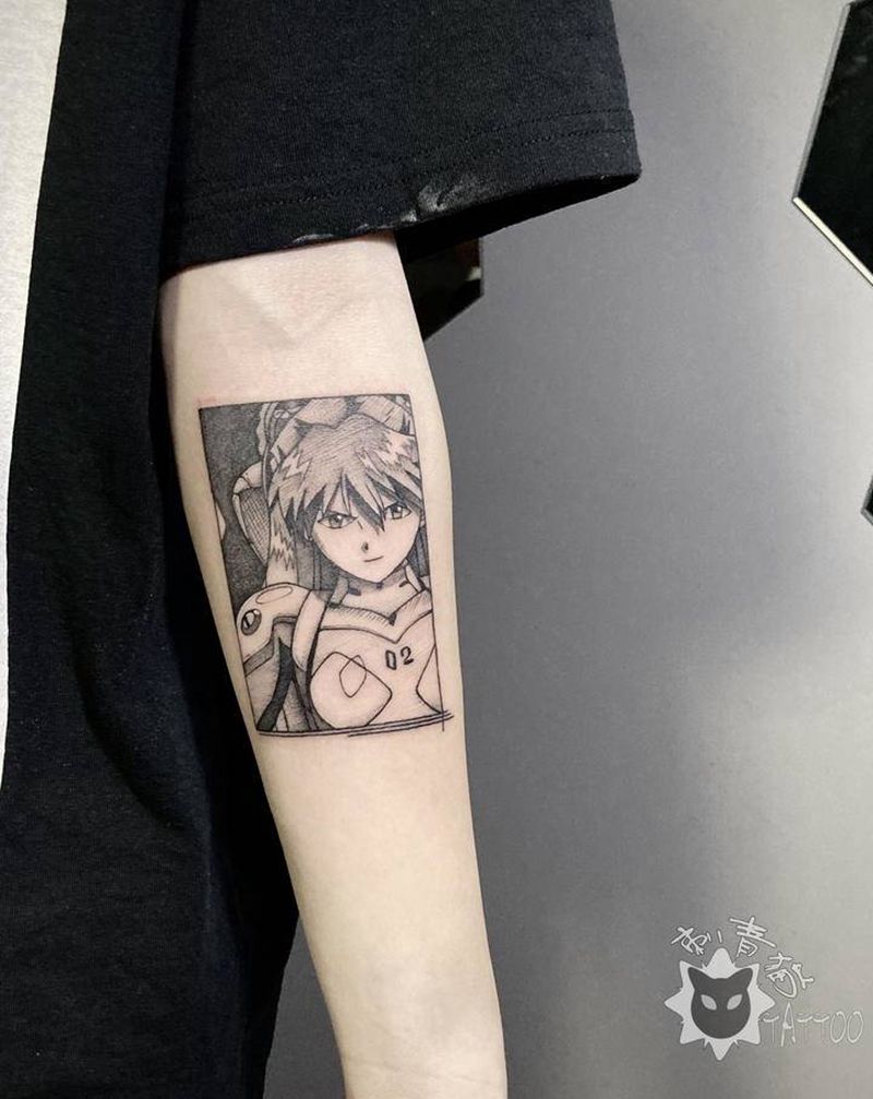 香香纹身图片_手部手臂点刺几何香香新世纪福音纹身图案