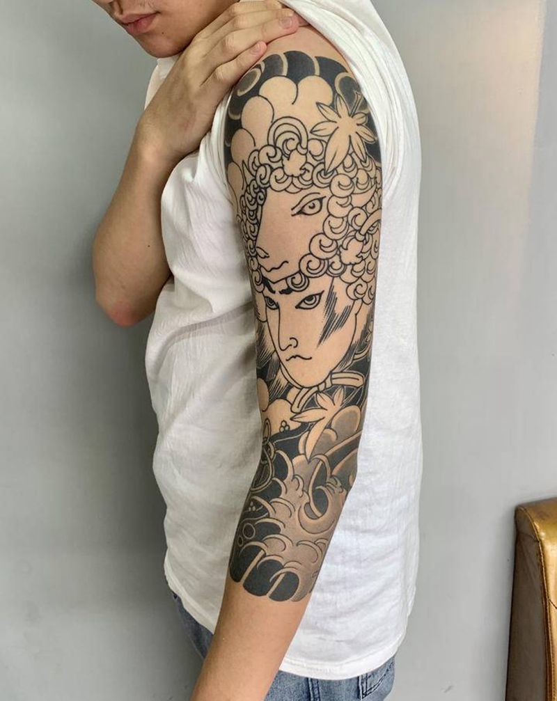 【日式老传统】纹身图片_手部手臂老传统纹身图案