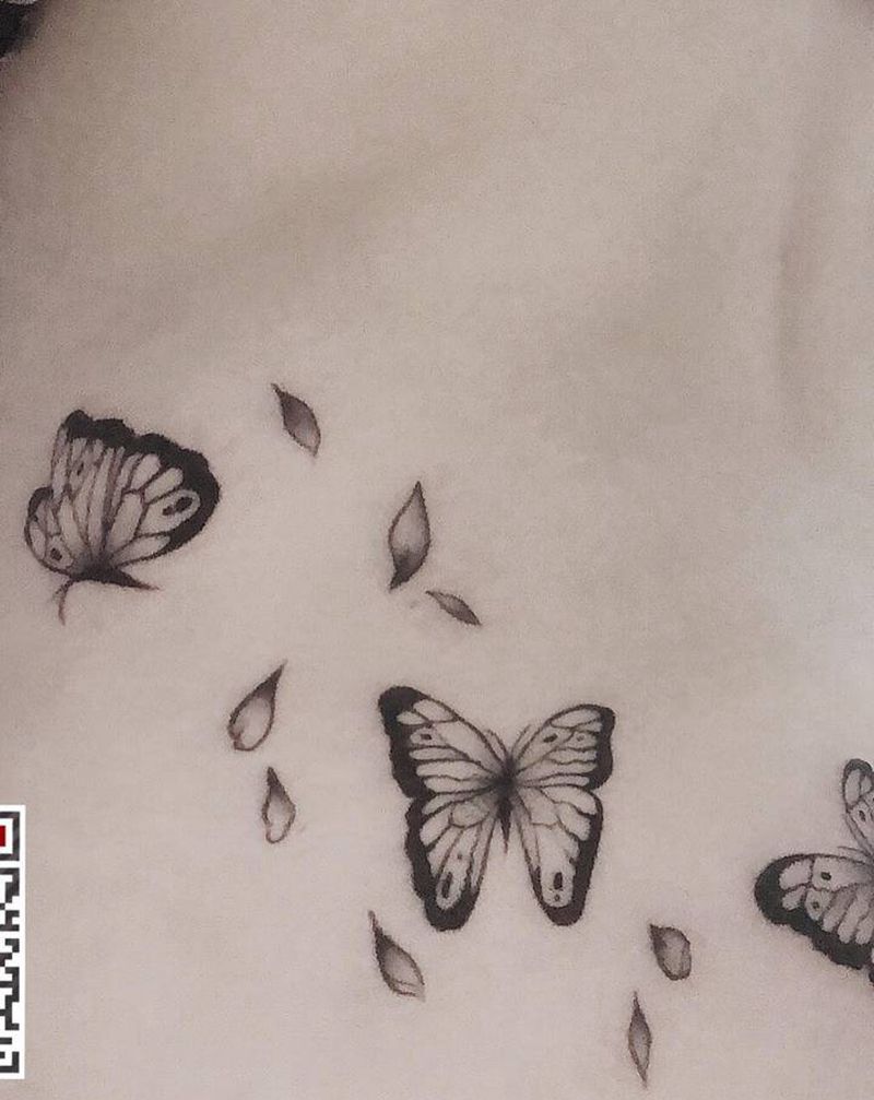 客人自带纹身图片_腰部点刺纹身图案