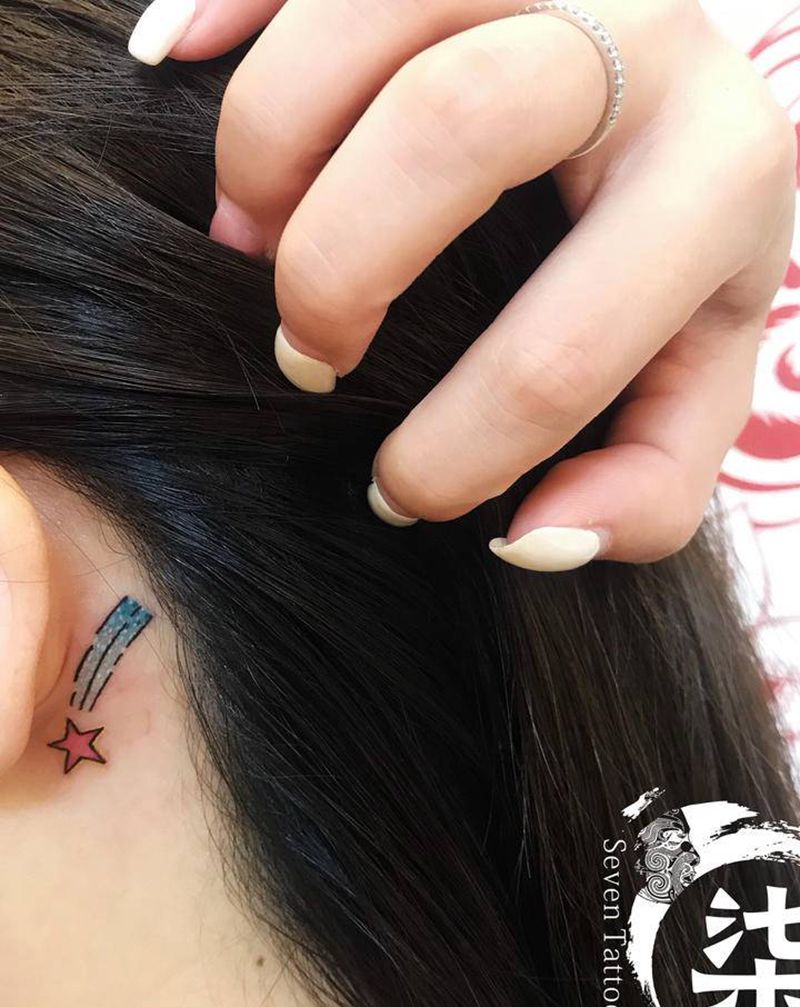 ✨纹身图片_颈部纹身图案