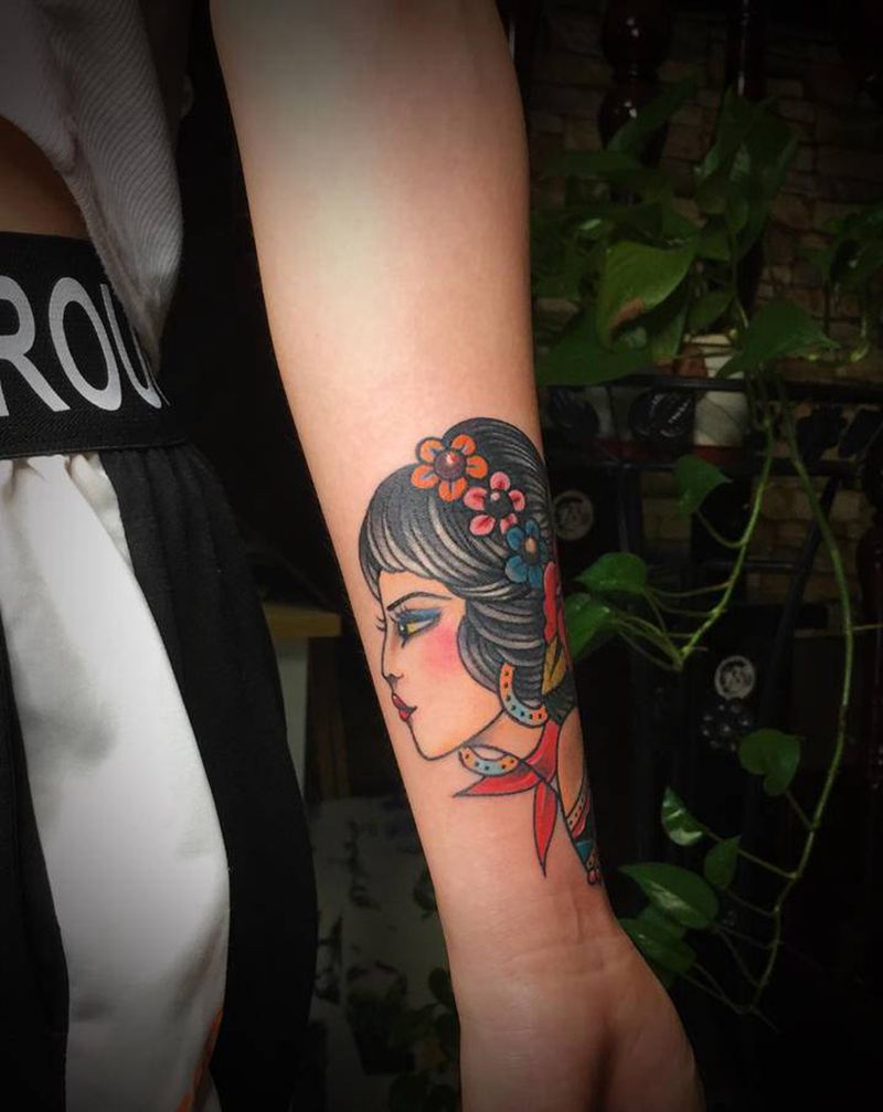 遮盖作品纹身图片_手臂New School纹身图案