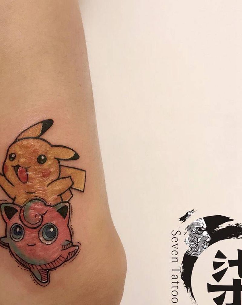 手术疤痕遮盖纹身图片_腿部纹身图案