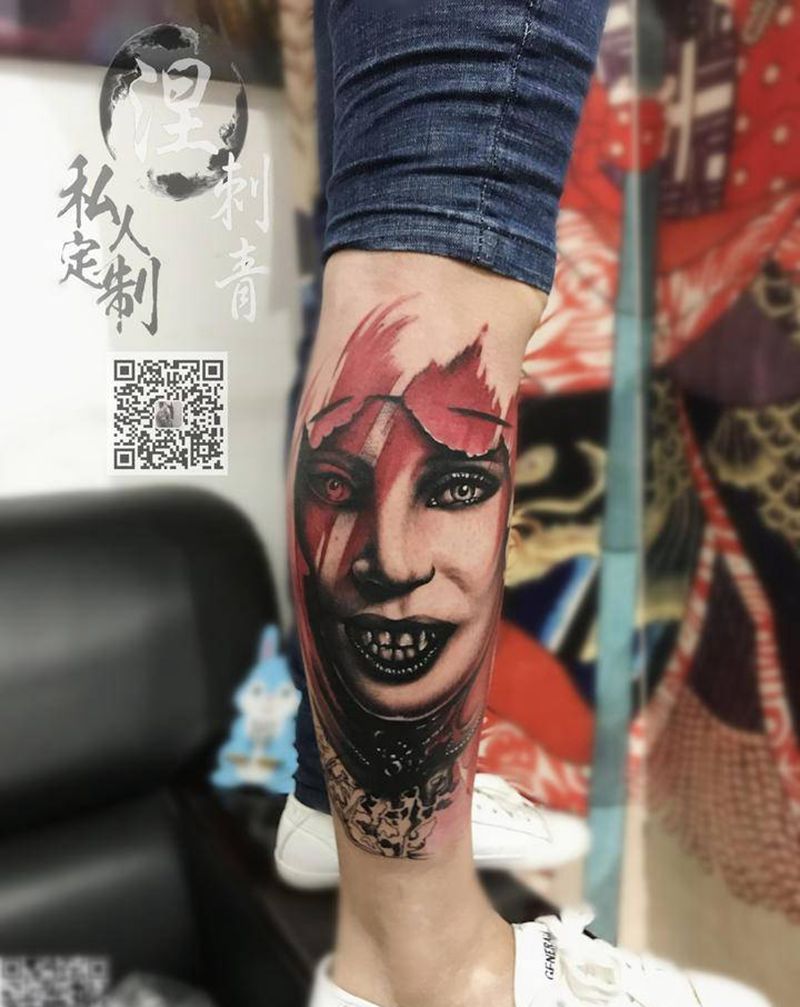 写实欧美纹身图片_欧美写实纹身图案