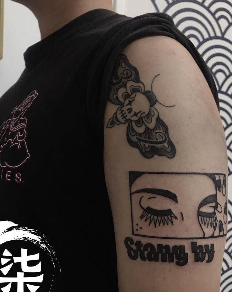 一个小图纹身图片_手臂纹身图案