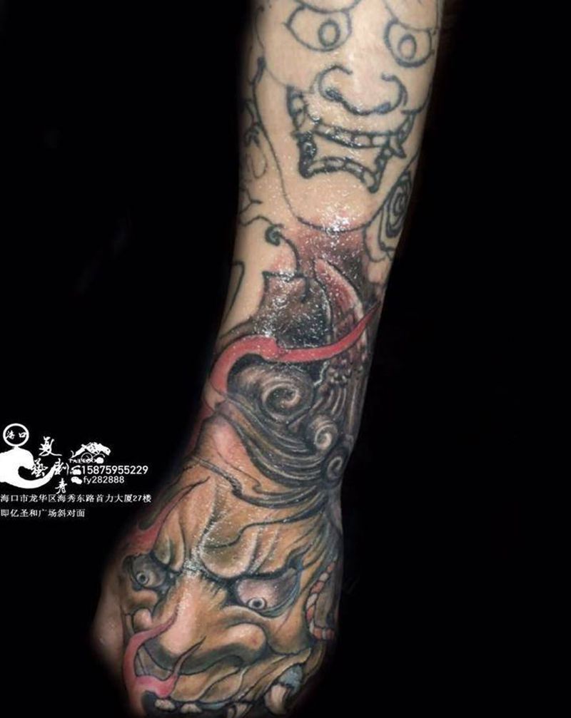 般诺纹身图片_新传统纹身图案