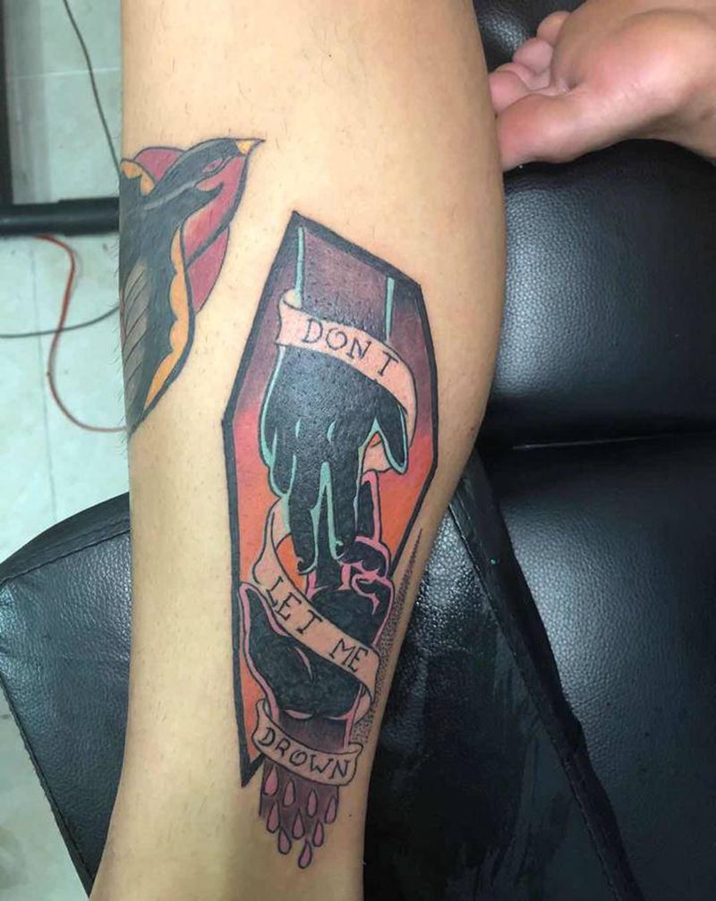 离别纹身图片_Old School纹身图案