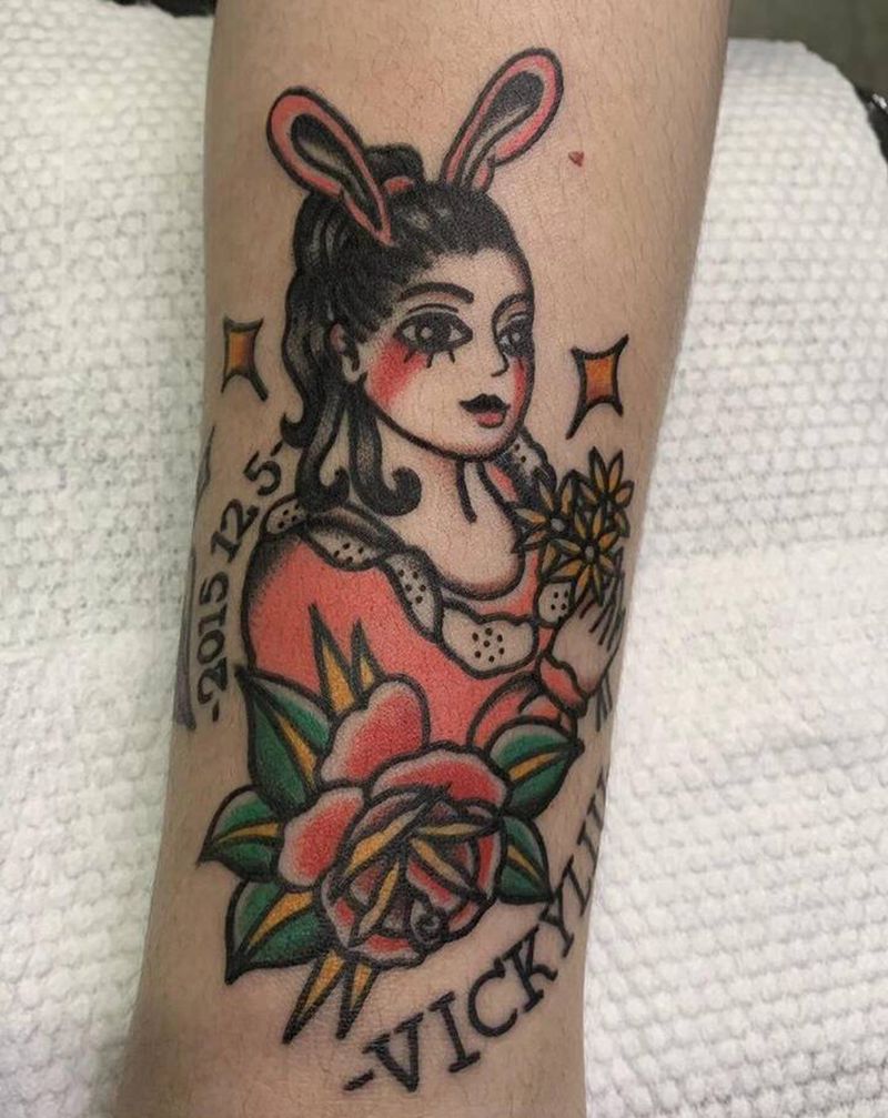 Oldschool【大涵作品】纹身图片_手臂Old School原创纹身图案