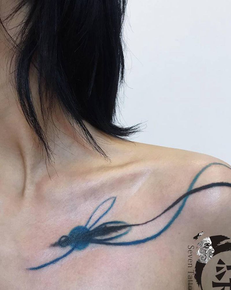 小遮盖纹身图片_肩部纹身图案