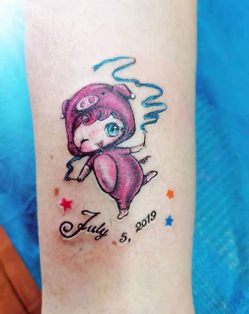 最近小图纹身图片_手臂脚部纹身图案