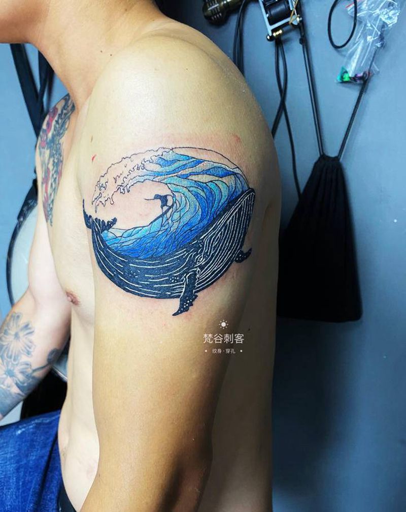 遮盖旧臂环纹身图片_手臂纹身图案