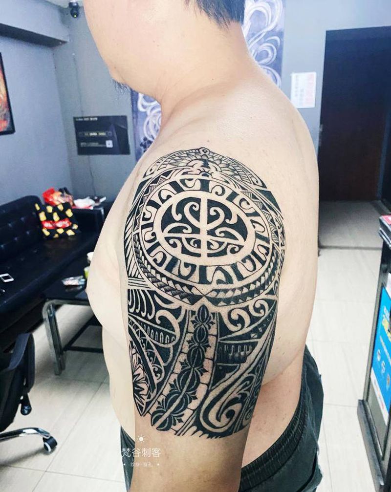 图腾纹身图片_手臂图腾纹身图案