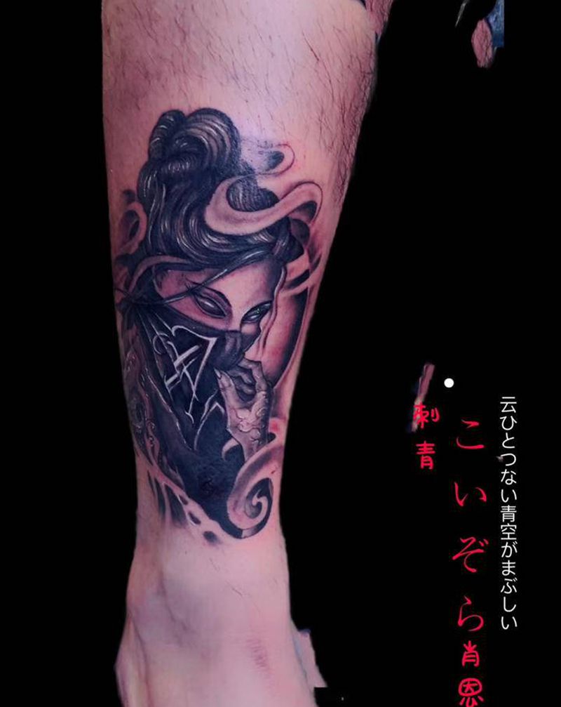 遮盖小图腾纹身图片_手臂欧美写实纹身图案