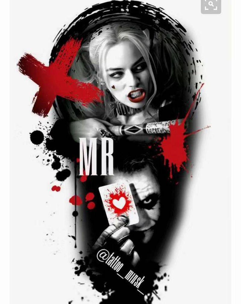 喜欢的风格纹身图片_肩部新传统欧美写实纹身图案