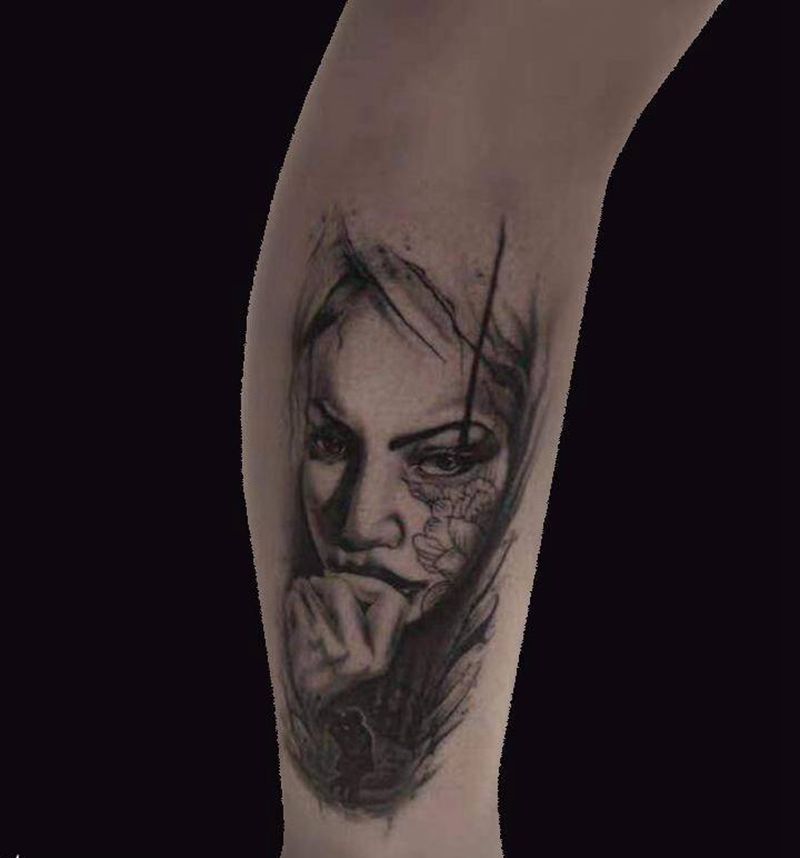 欧美纹身图片_欧美写实纹身图案