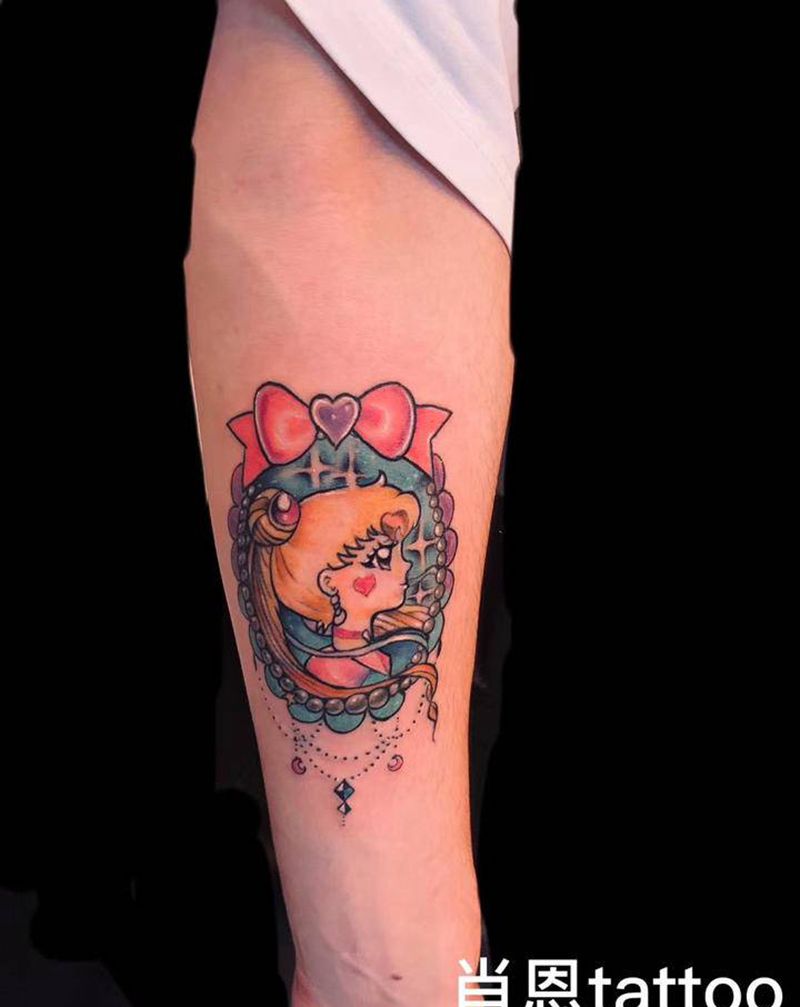 最近一大推小活纹身图片_新传统纹身图案