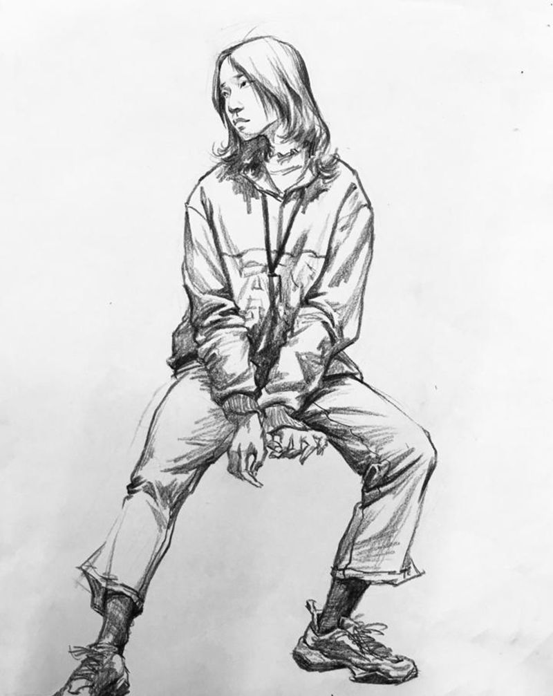 速写练习纹身图片_练习纹身图案