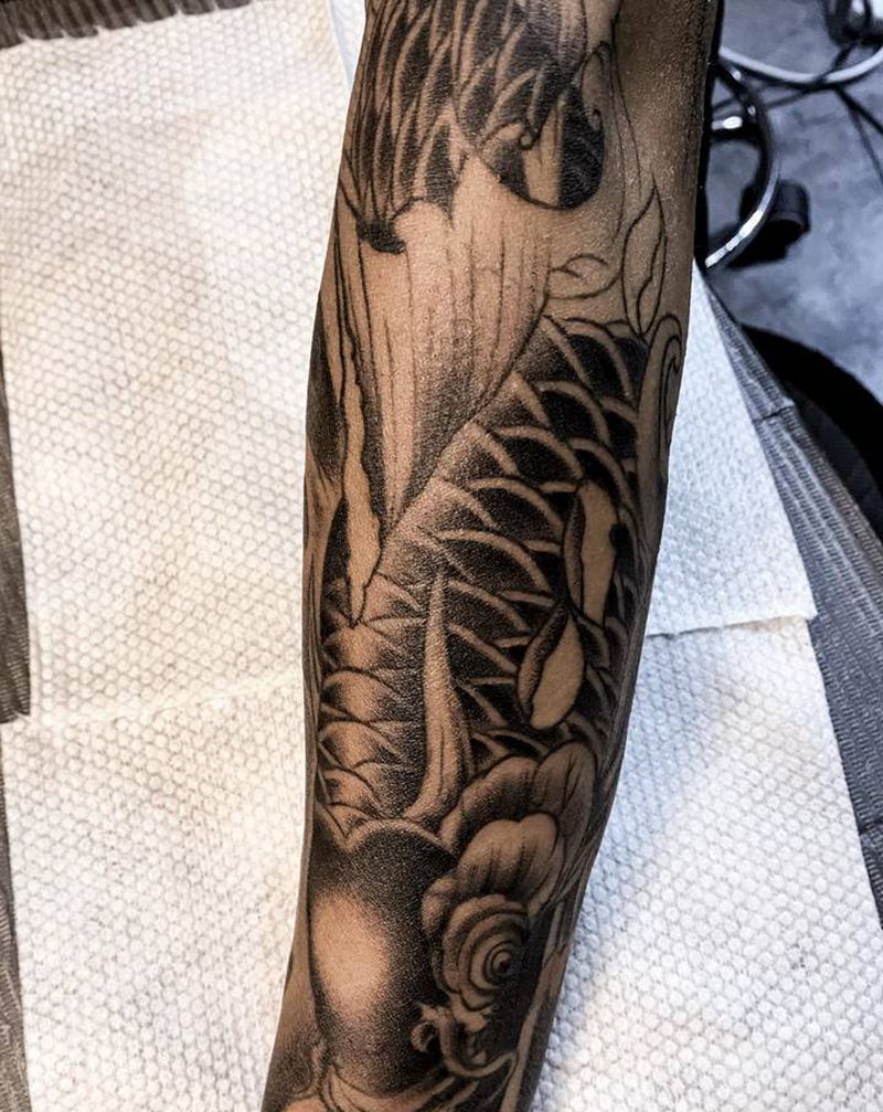 传统画臂纹身图片_手臂纹身图案