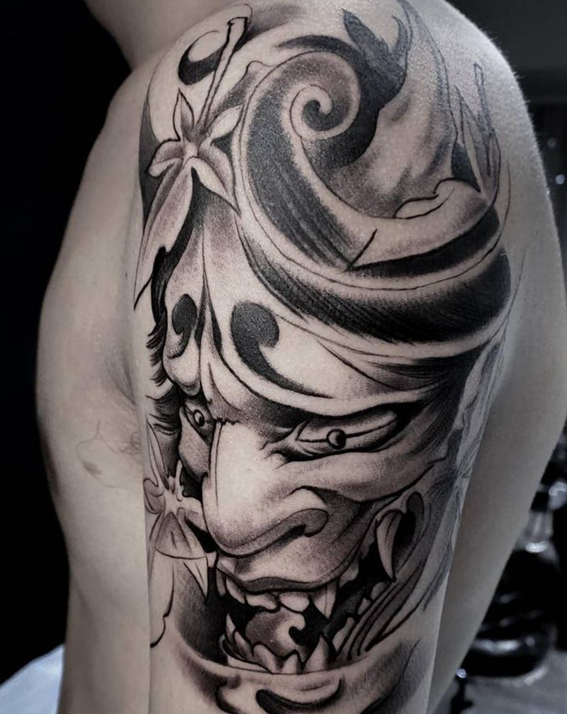 班诺纹身图片_手臂纹身图案