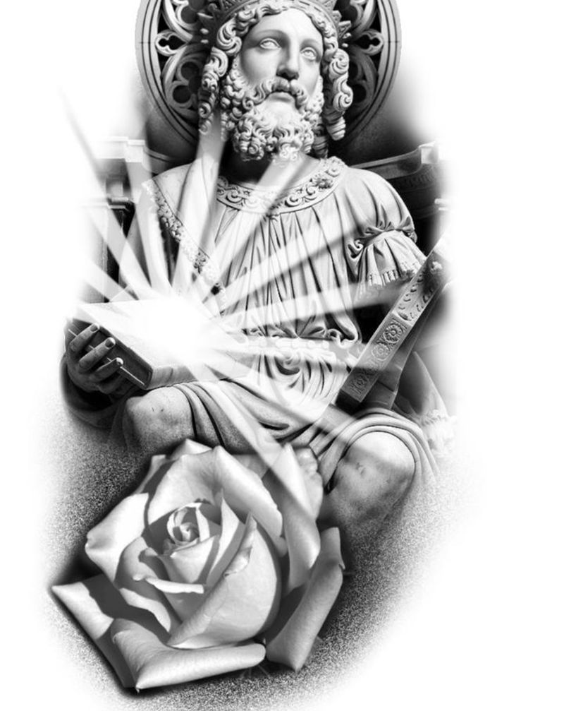 写实手稿纹身图片_手臂欧美写实纹身图案