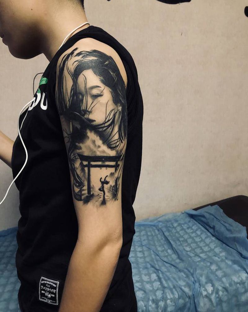 恢复后纹身图片_手臂纹身图案