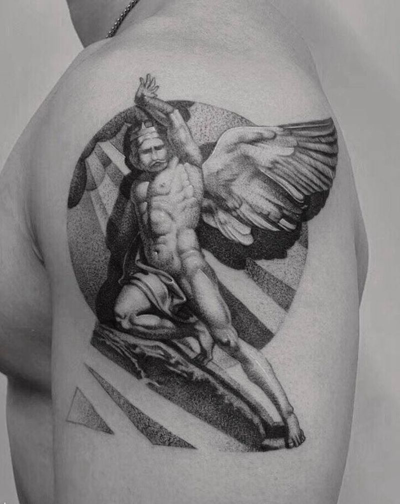 点刺写实【花魁作品】纹身图片_手臂欧美写实点刺原创纹身图案