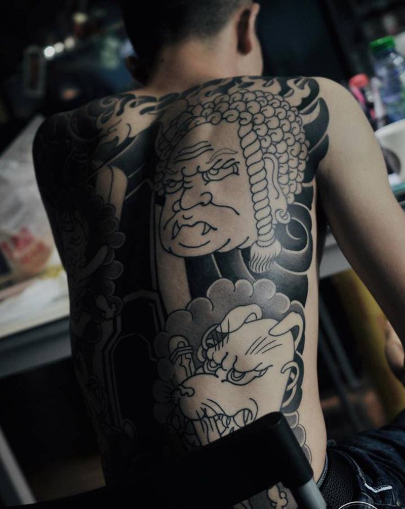 不动明王纹身纹身图片_老传统重庆纹身图案