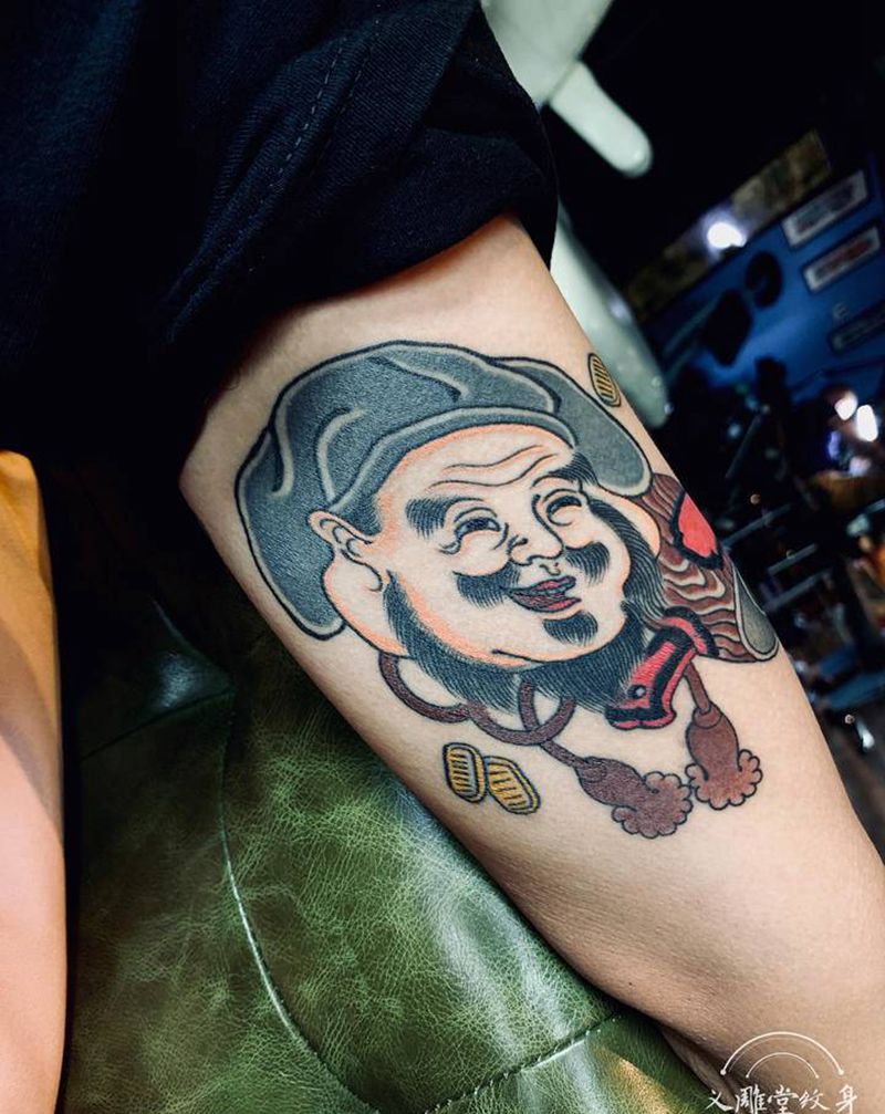 福神纹身纹身图片_老传统重庆纹身图案