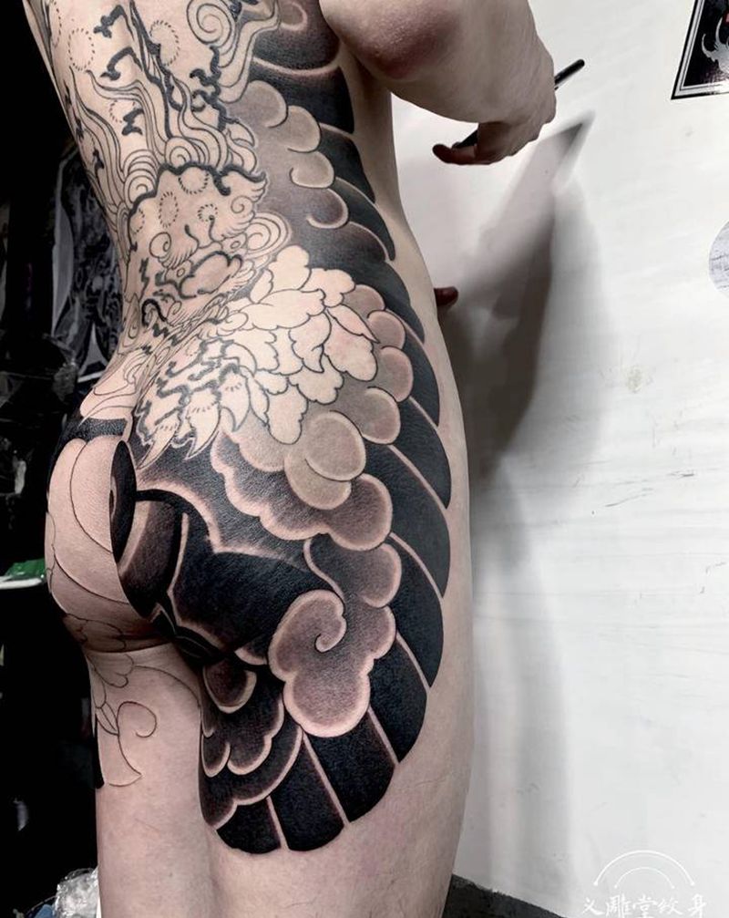 臀部紋身纹身图片_臀部老传统重慶紋身纹身图案