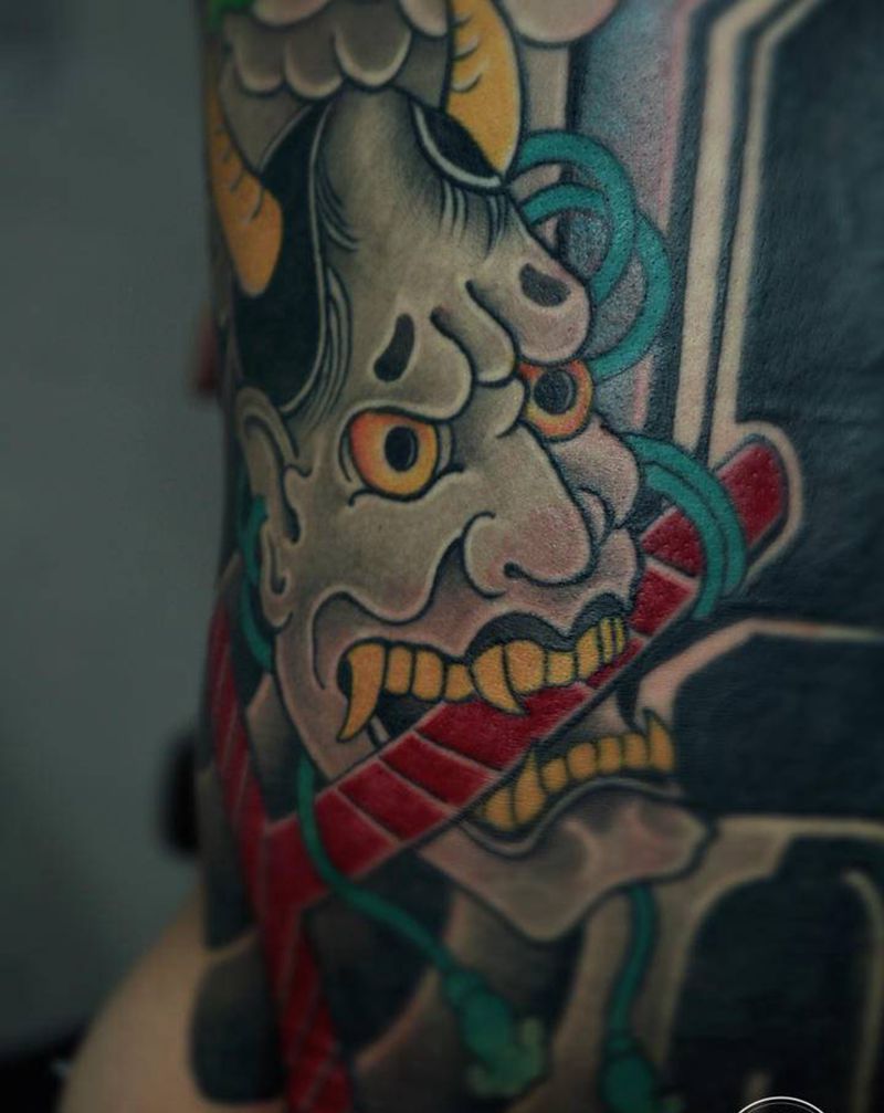 般若纹身纹身图片_老传统纹身图案