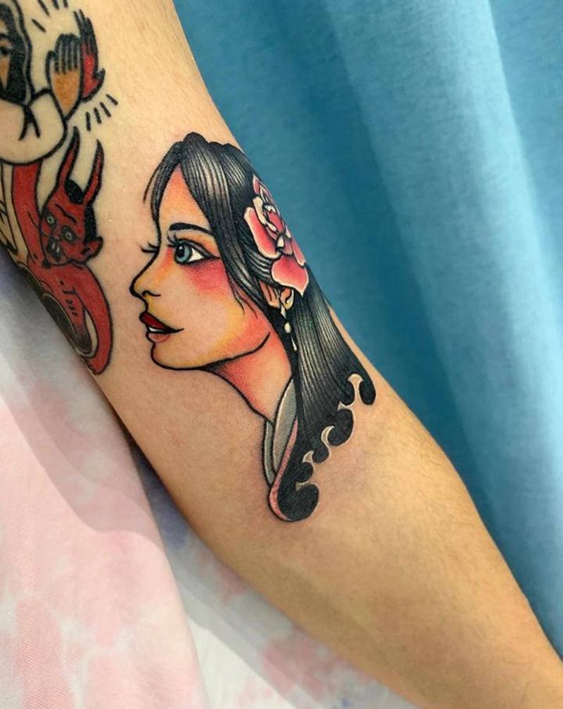 oldschool纹身图片_Old School纹身图案