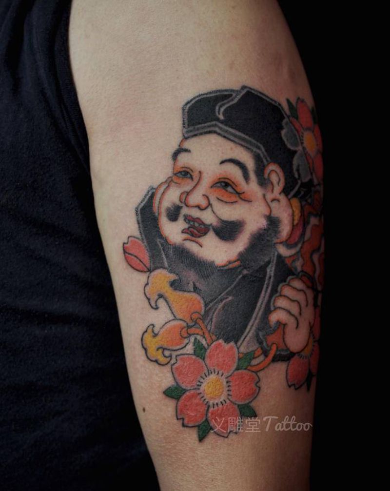 福神大黑天纹身纹身图片_老传统纹身图案