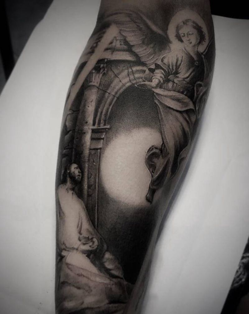 无题纹身图片_手臂手部欧美写实纹身图案