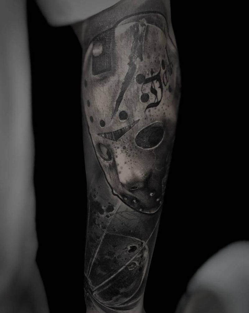 杰森遮盖纹身图片_手臂手部欧美写实纹身图案