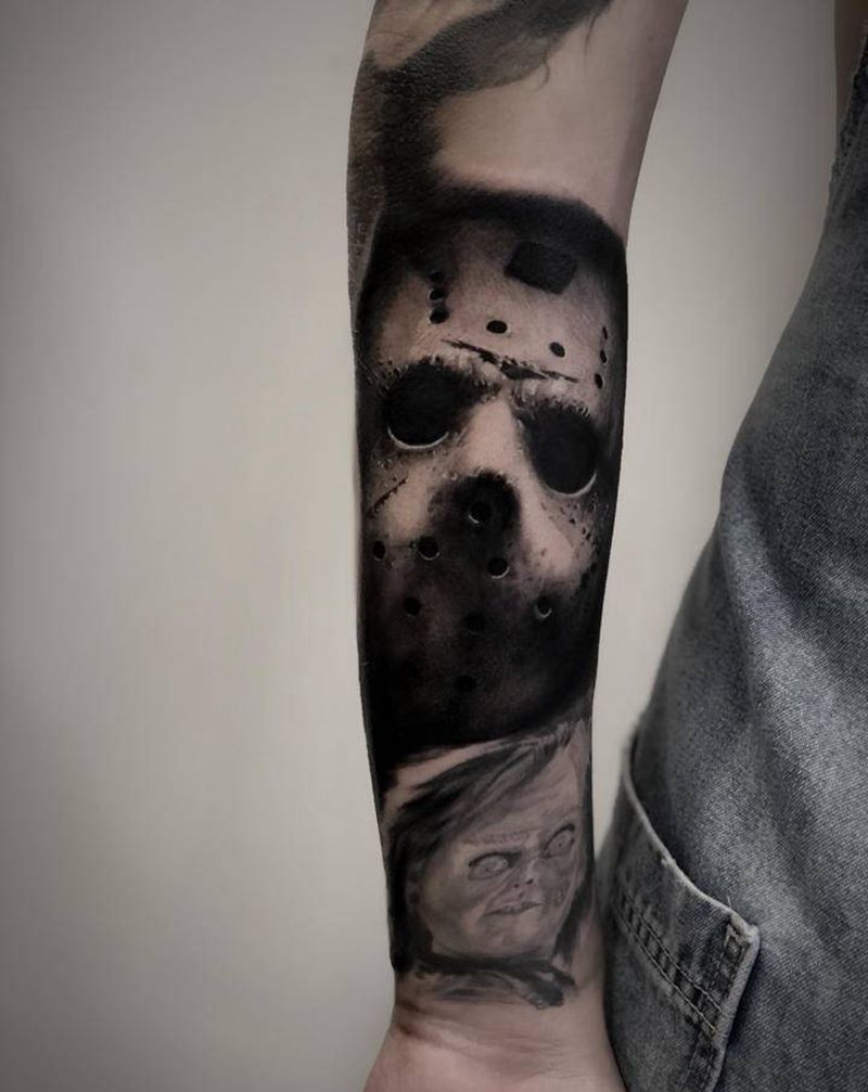 杰森纹身图片_手部手臂欧美写实纹身图案