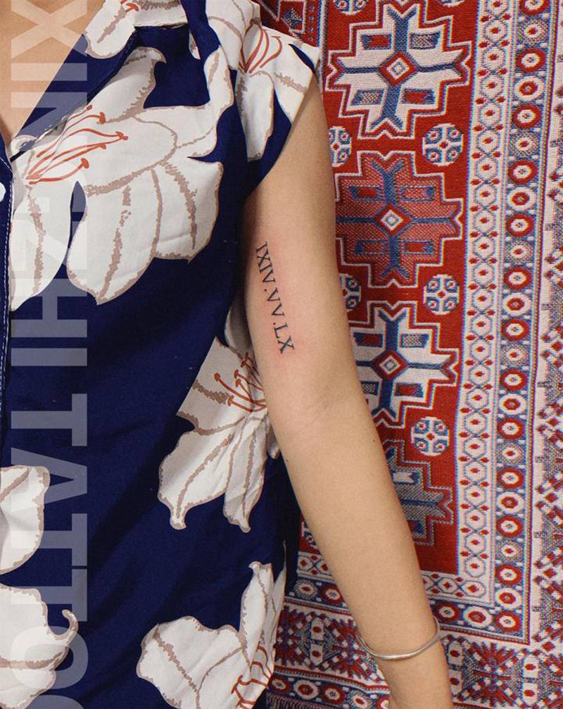 罗马纹身图片_手臂纹身图案