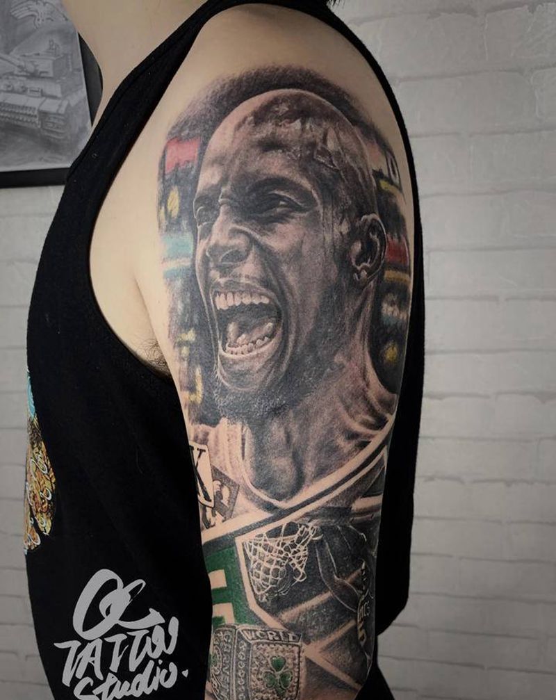 Kevin Garnett纹身图片_手臂欧美写实纹身图案