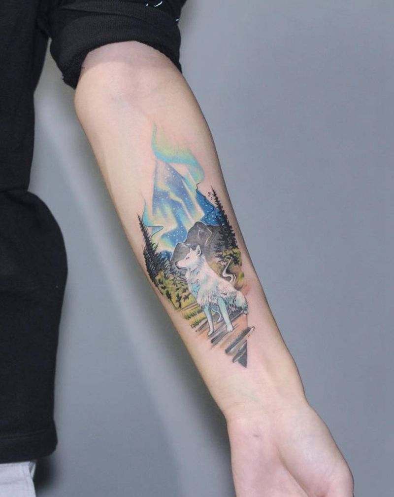 纪念纹身图片_手臂欧美写实纹身图案