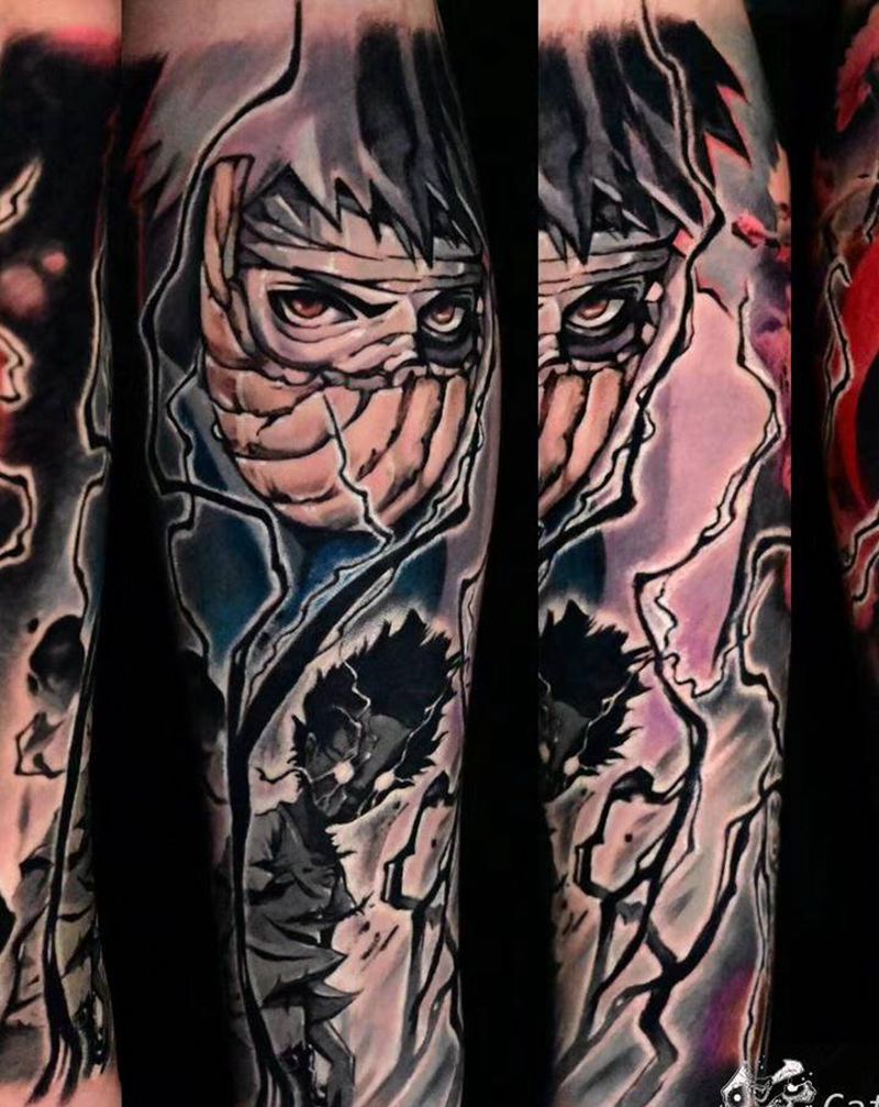 火影系列纹身图片_欧美写实纹身图案