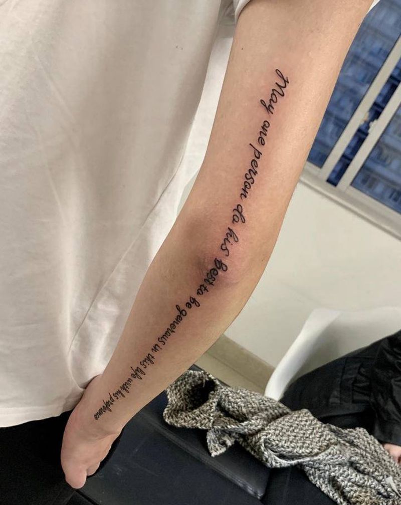 英文纹身图片_手臂纹身图案